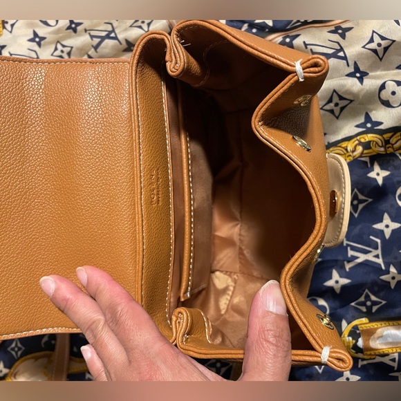Polene Tan and Cream Mini Bag - Picture 6 of 11